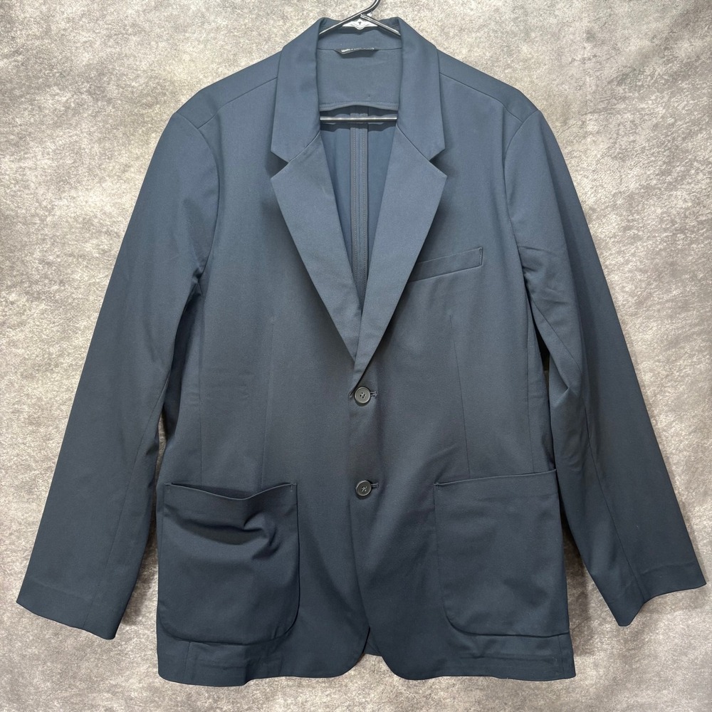 Ministry of Supply Kinetic Blazer Mens XL Navy Blue Primeflex Unstructured